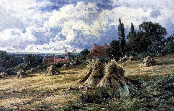 Um Surrey Cornfield de Henry Parker