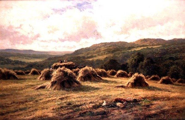 Hora da Colheita (óleo sobre tela) de Henry Parker