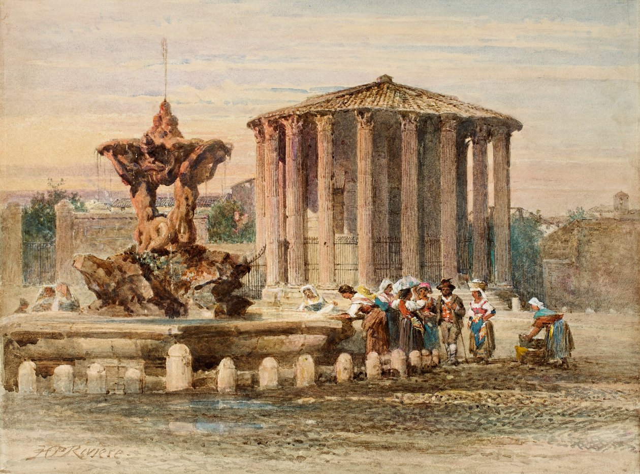 Fonte em Roma de Henry Parsons Riviere