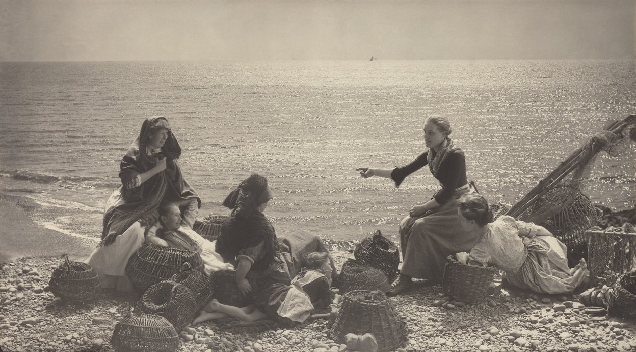 Coscuvice na praia de Henry Peach Robinson