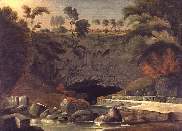 Porth-yr-Ogof, Brecknockshire de Henry Penry Williams