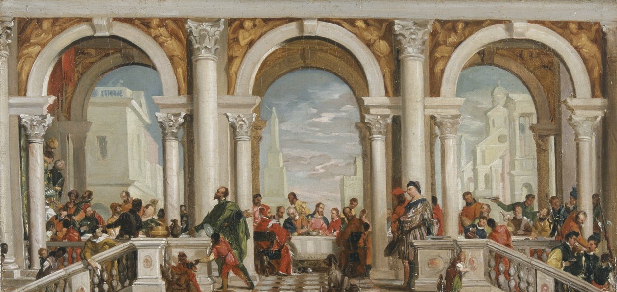 A festa na casa de Levi (óleo sobre tela) de Henry Penry Williams