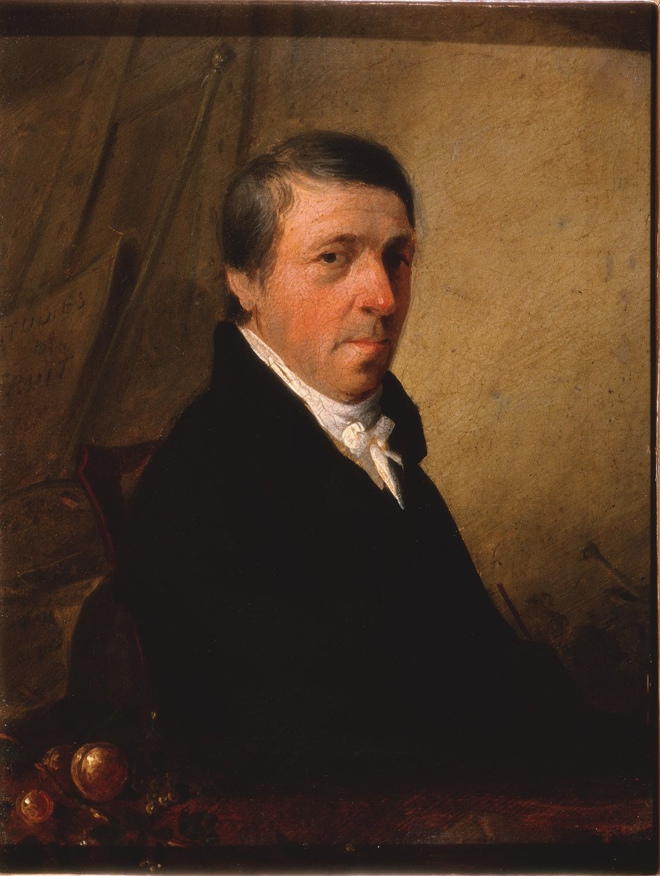 Retrato de George Gray (óleo sobre metal (estanho)) de Henry Perlee Parker