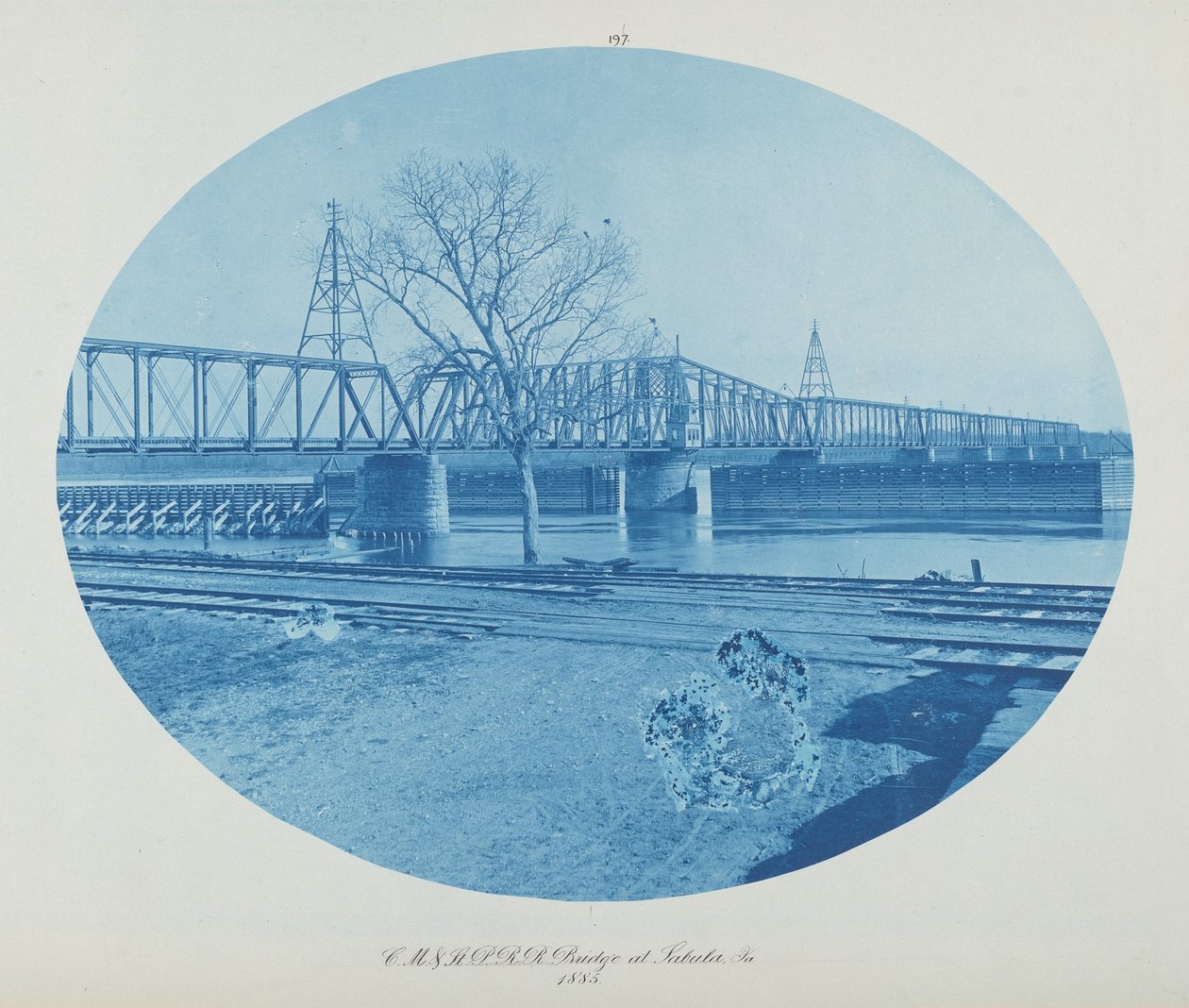 CM. & São Luís Ponte P. RR em Sabula, Ia. de Henry Peter Bosse