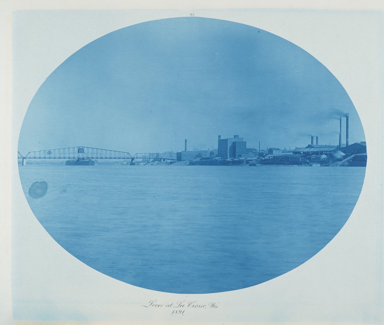 Dique em La Crosse, Wisconsin, 1891 (foto) de Henry Peter Bosse