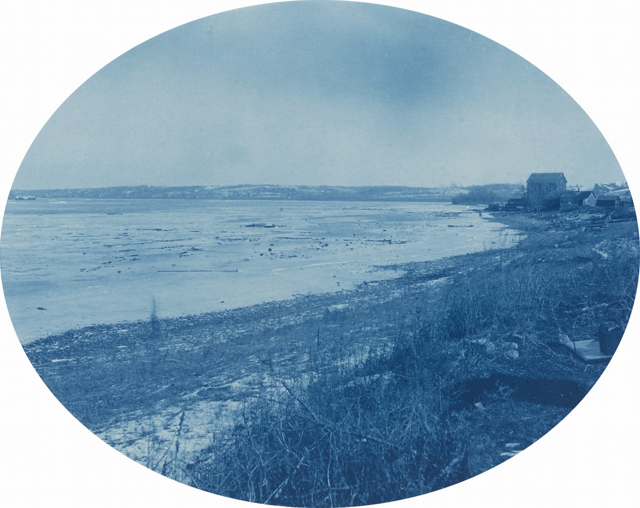 Levee em Rapids City, Illinois de Henry Peter Bosse