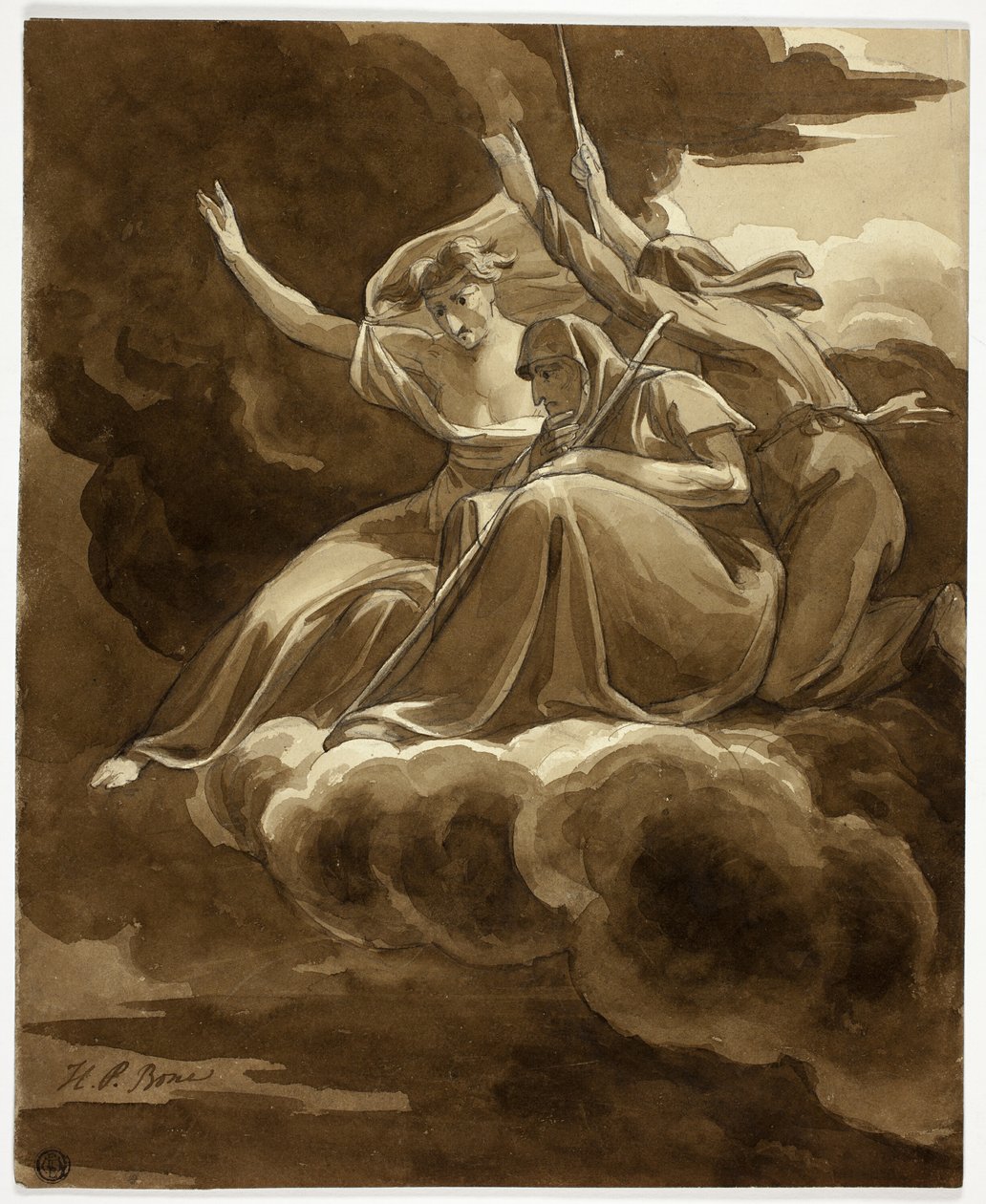 Três Bruxas de MacBeth de Henry Pierce Bone