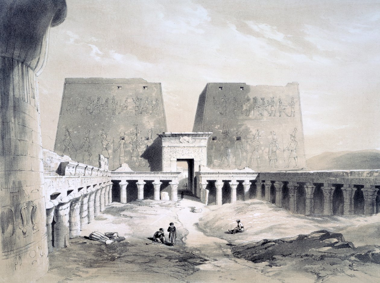 Edfou, século XIX de Henry Pilleau