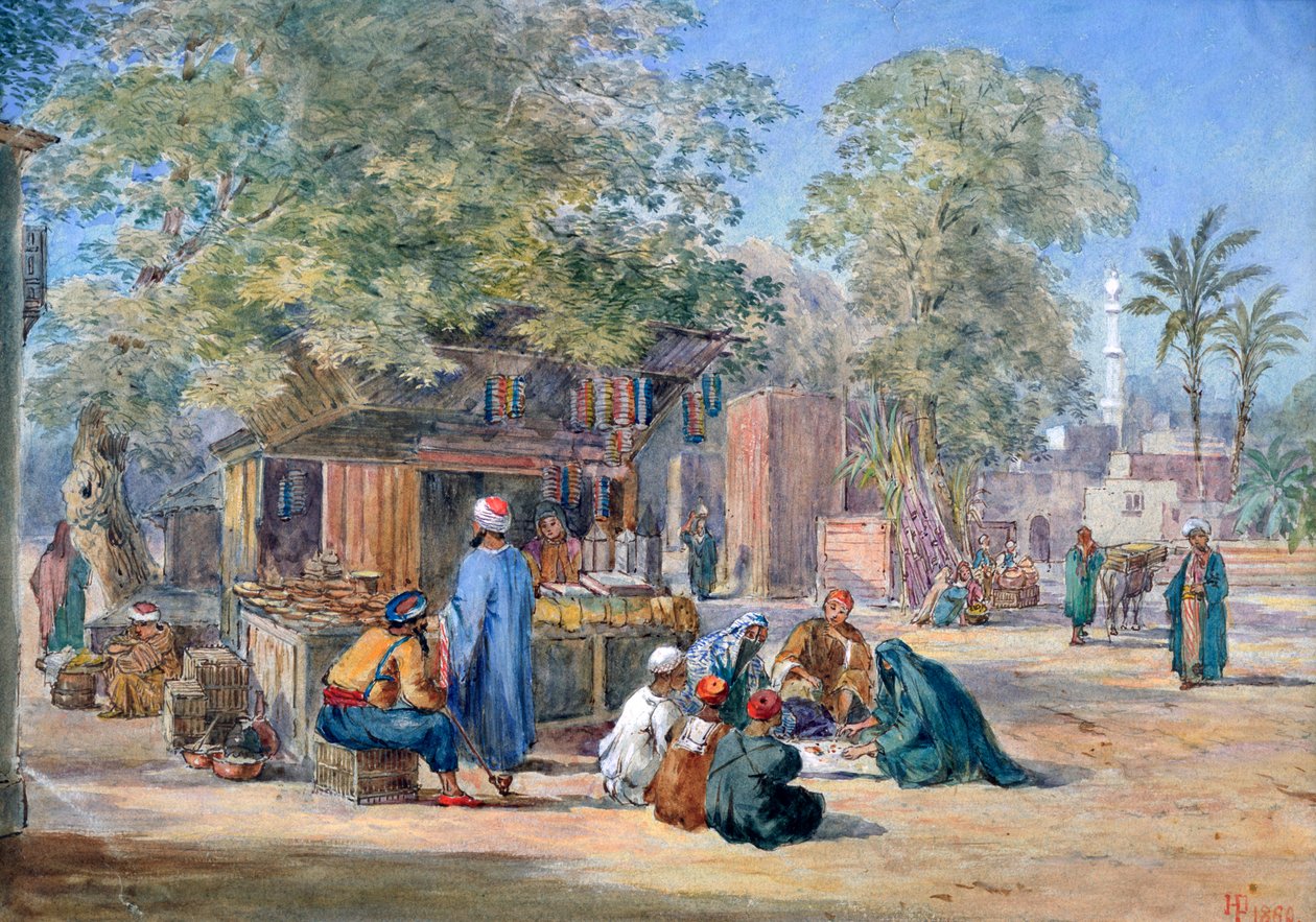 Vila egípcia, 1869. de Henry Pilleau