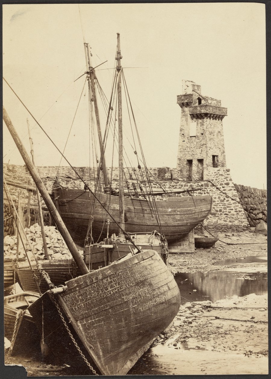 [Barcos num porto] de Henry Pollock