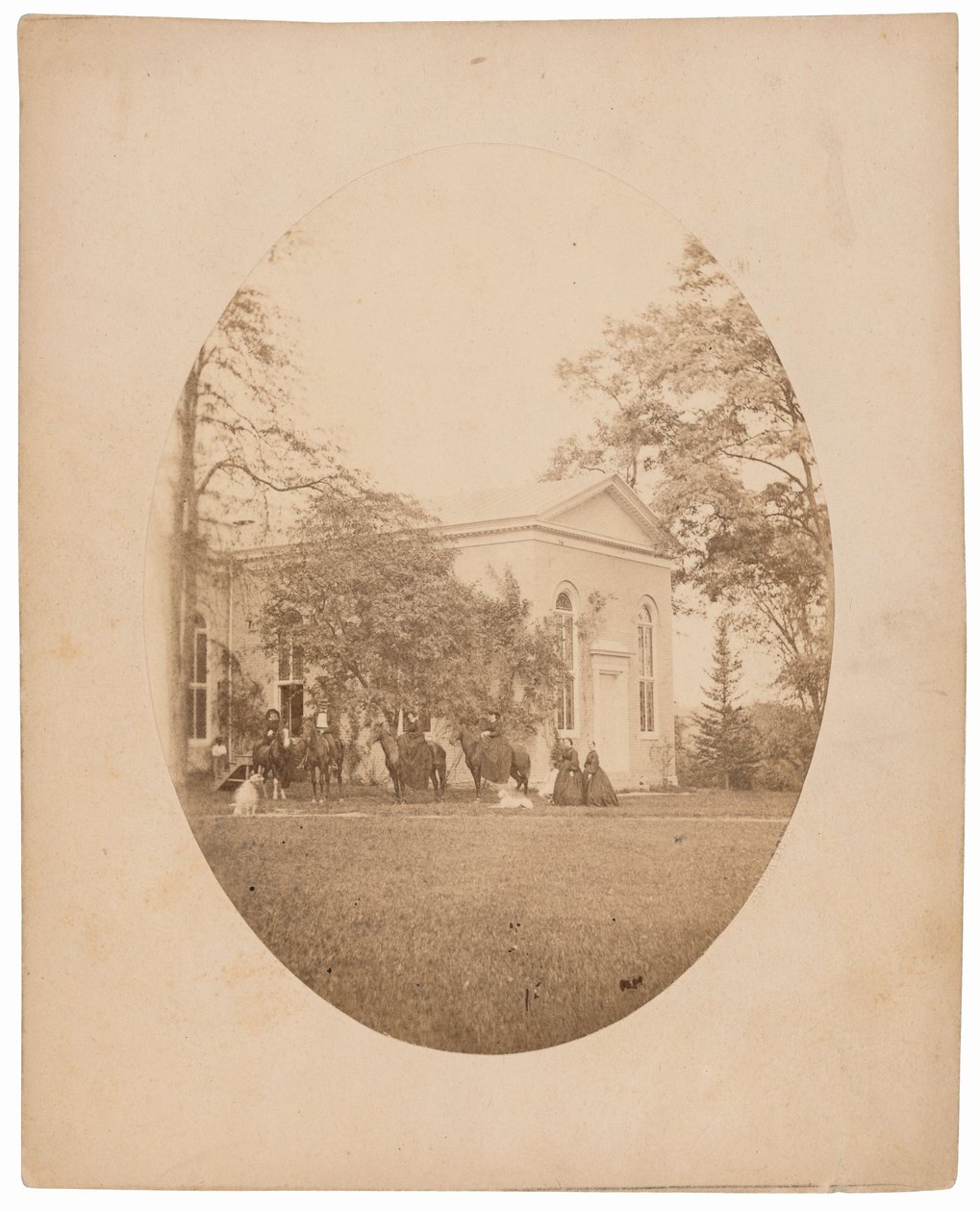 Mansão Doughoregan, Maryland, c. 1860 (foto) de Henry Pollock