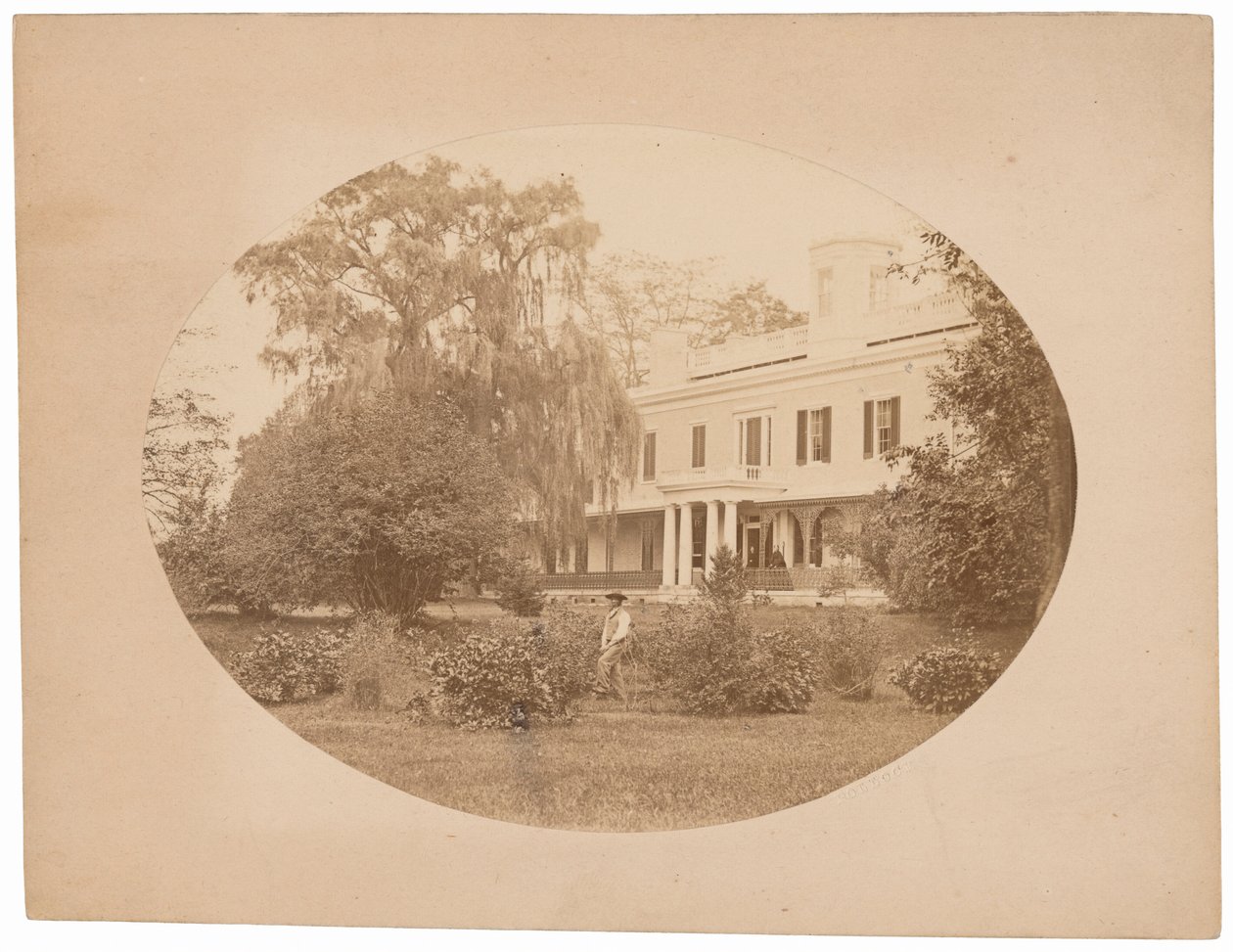 Mansão Doughoregan, Maryland, c. 1860 (foto) de Henry Pollock