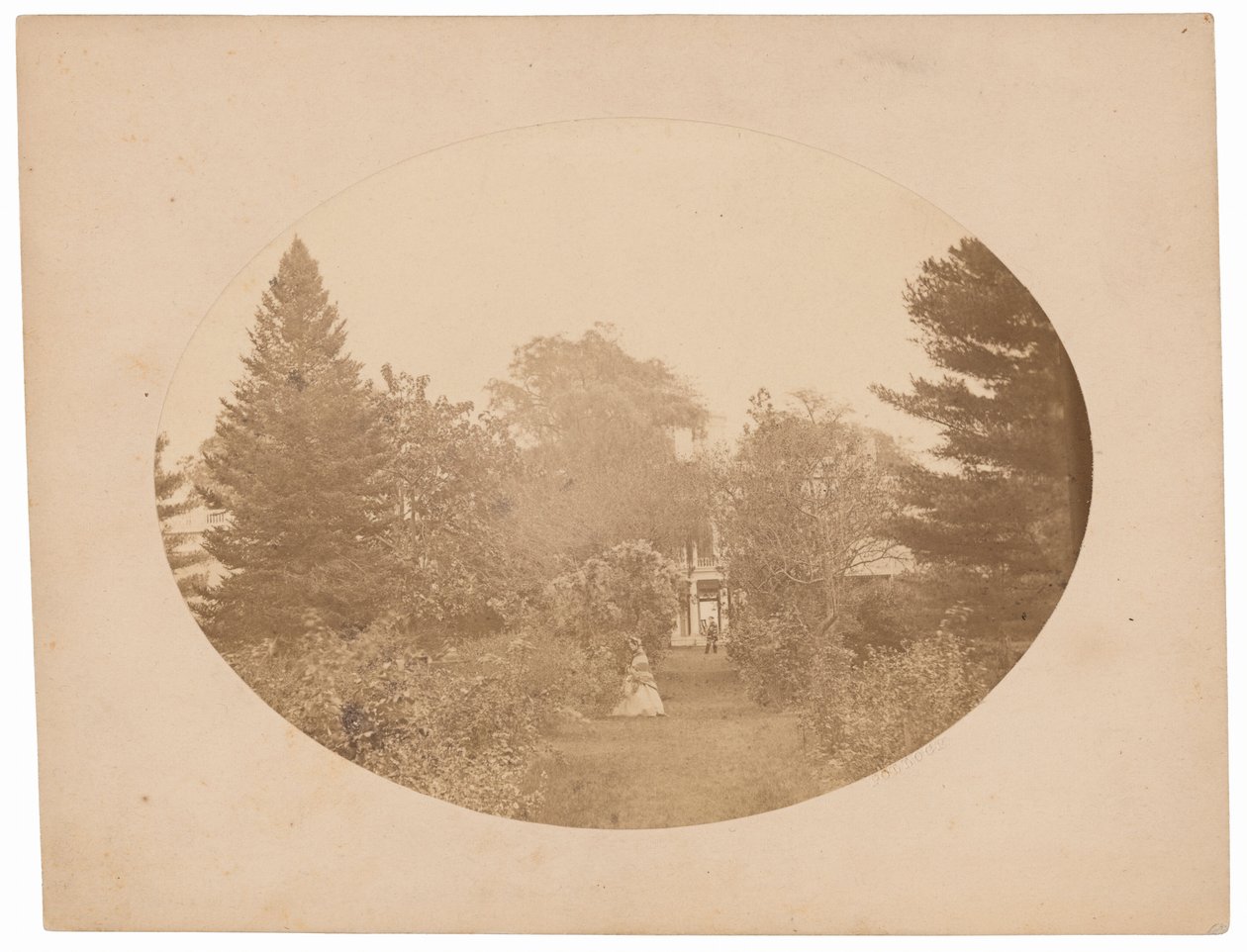 Mansão Doughoregan, Maryland, c. 1860 (foto) de Henry Pollock