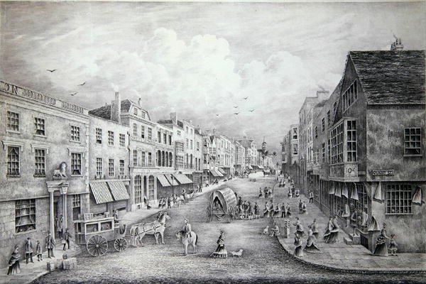 The High Street, Guildford, Surrey de Henry Prosser