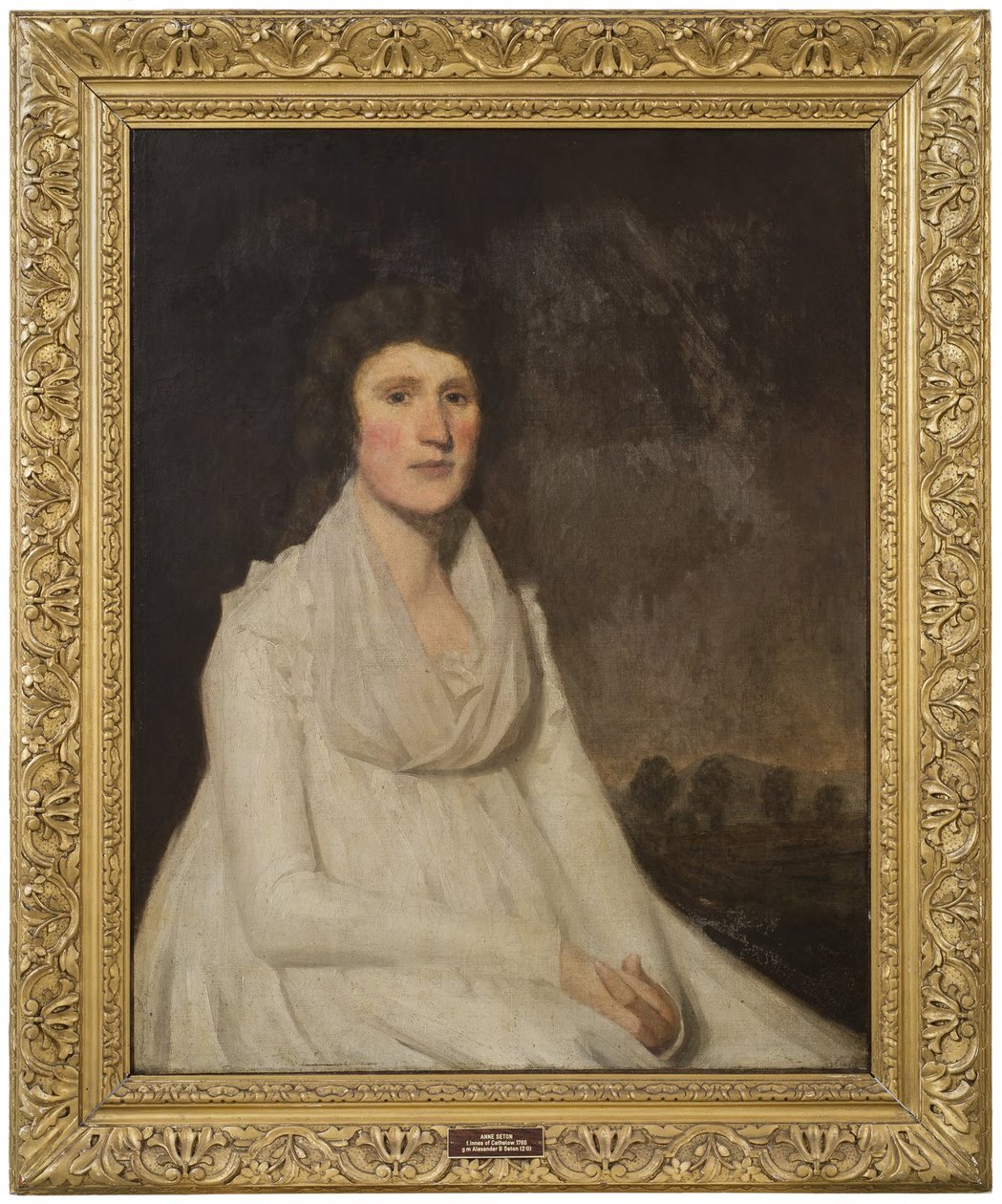 Anne Innes de Cathlow (1770-1796), nascida na Escócia, casada com Alexander, Barão de Seton, no segundo casamento deste de Henry Raeburn