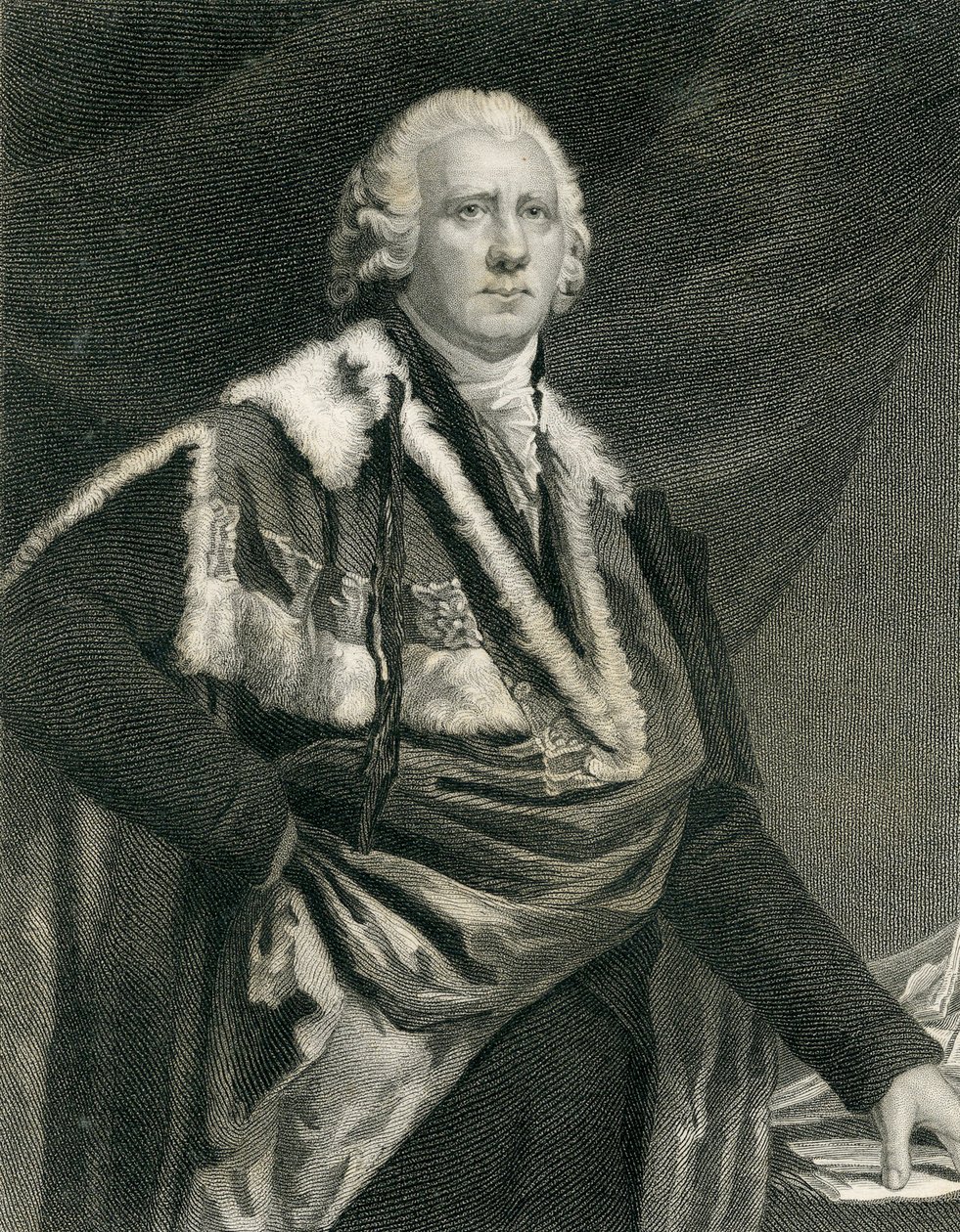 Henry Dundas, gravado por S. Freeman, da National Portrait Gallery, volume III, publicado em 1835 de Henry Raeburn