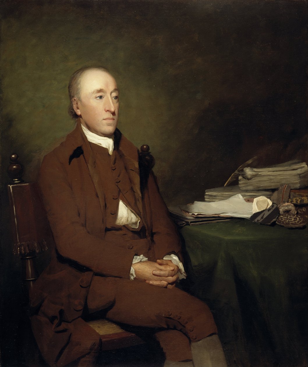 James Hutton, 1726 - 1797. Geólogo de Henry Raeburn
