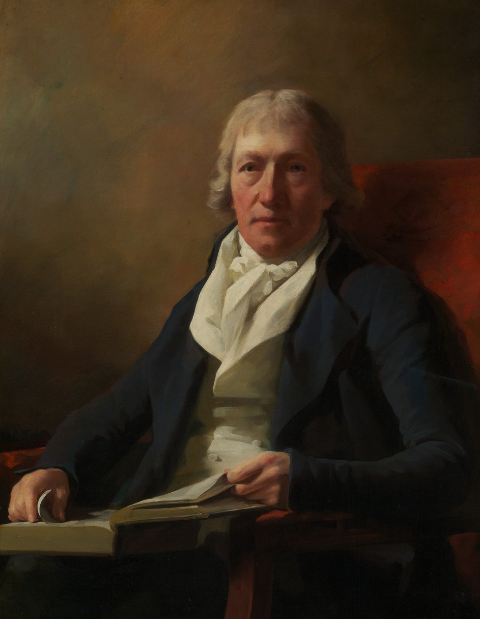 James Johnston de Straiton morreu em 1841. de Henry Raeburn