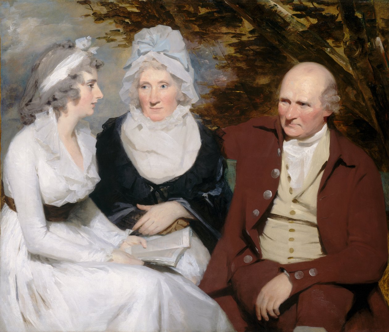 John Johnstone, Betty Johnstone e Miss Wedderburn de Henry Raeburn