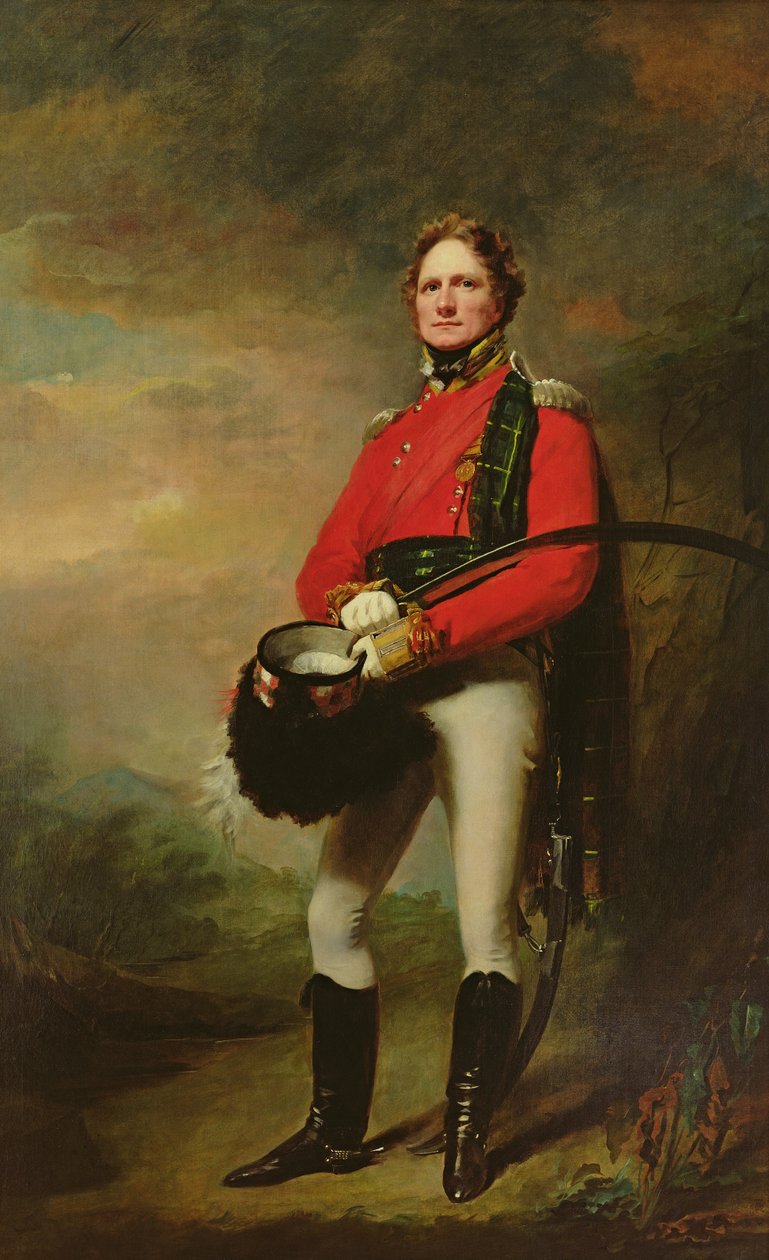 Major James Lee Harvey (c.1780-1848) de Henry Raeburn