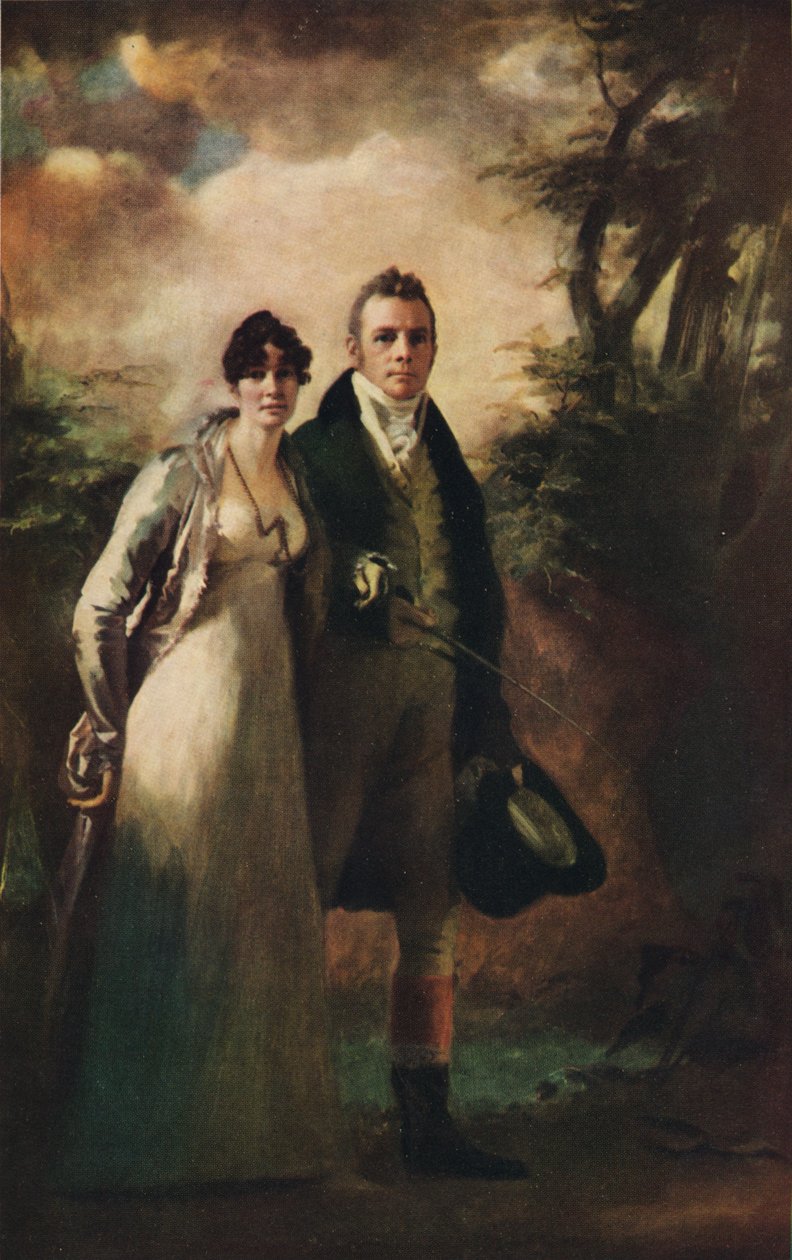 Sr. e Sra. Robert Campbell, de Kailzie, c1805, 1926 de Henry Raeburn