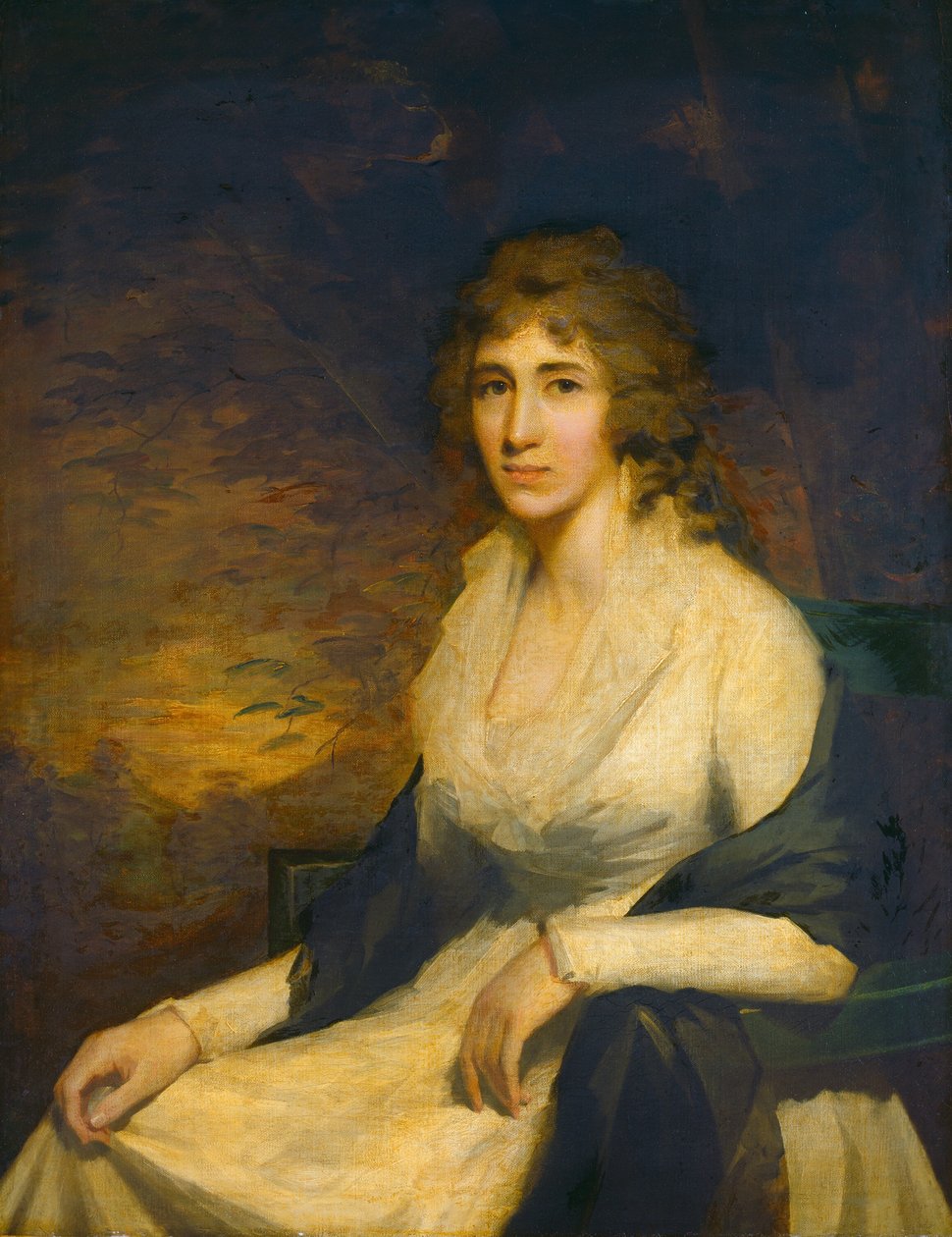 Sra. George Hill, c. 17901800. de Henry Raeburn