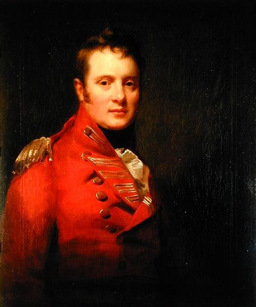 Retrato do Coronel Alexander Campbell de Possil (óleo sobre tela) de Henry Raeburn
