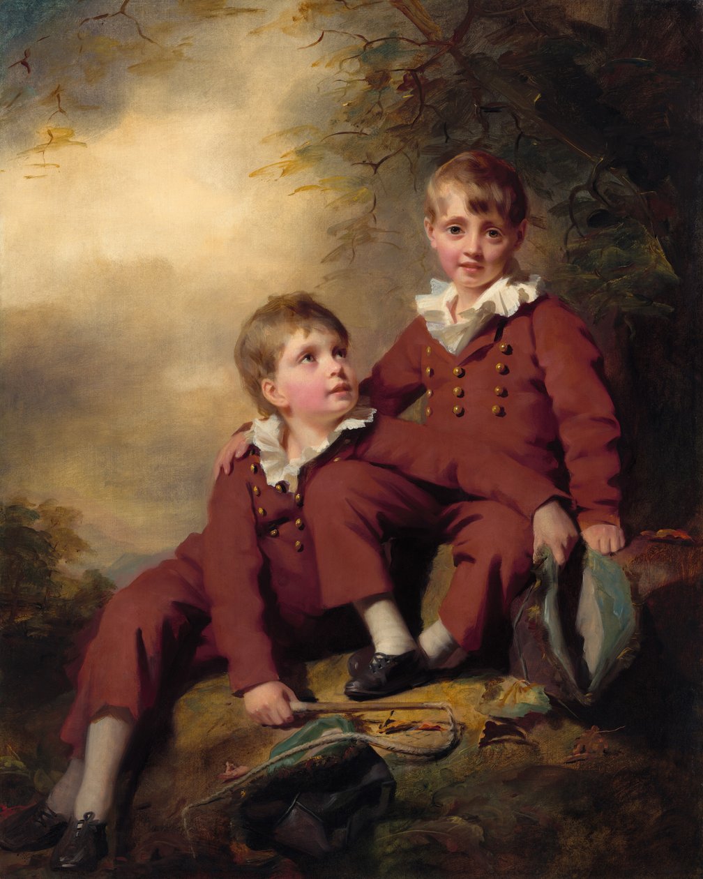 As Crianças Binning, provavelmente c. 1811. de Henry Raeburn