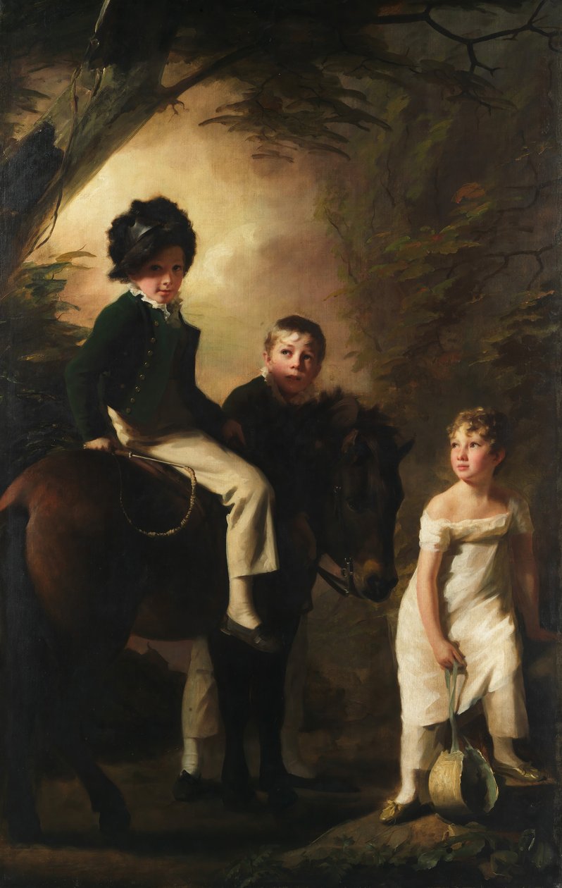 As Crianças Drummond, c. 1808-9. de Henry Raeburn
