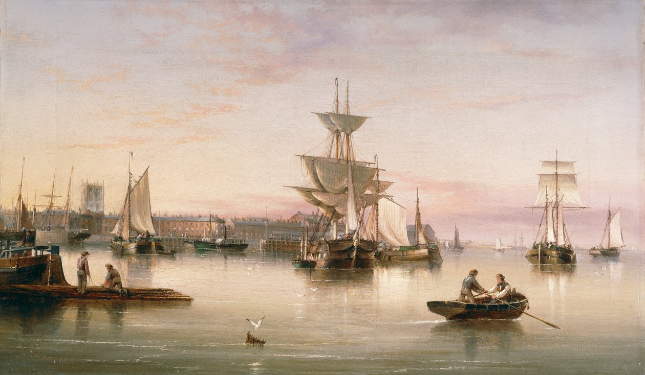 Hull from the Humber de Henry Redmore