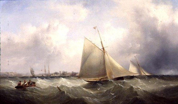 Passeio de Iate no Humber de Henry Redmore