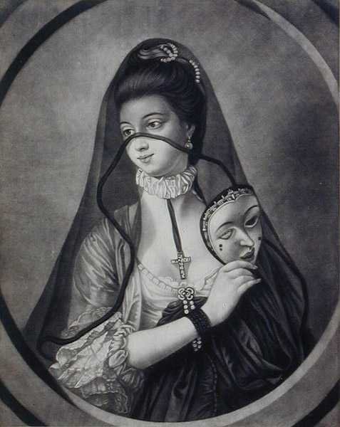 The Fair Nun Unmasked, gravada por Carington Bowles (fl.1744-93) (litho) de Henry Robert (after) Morland