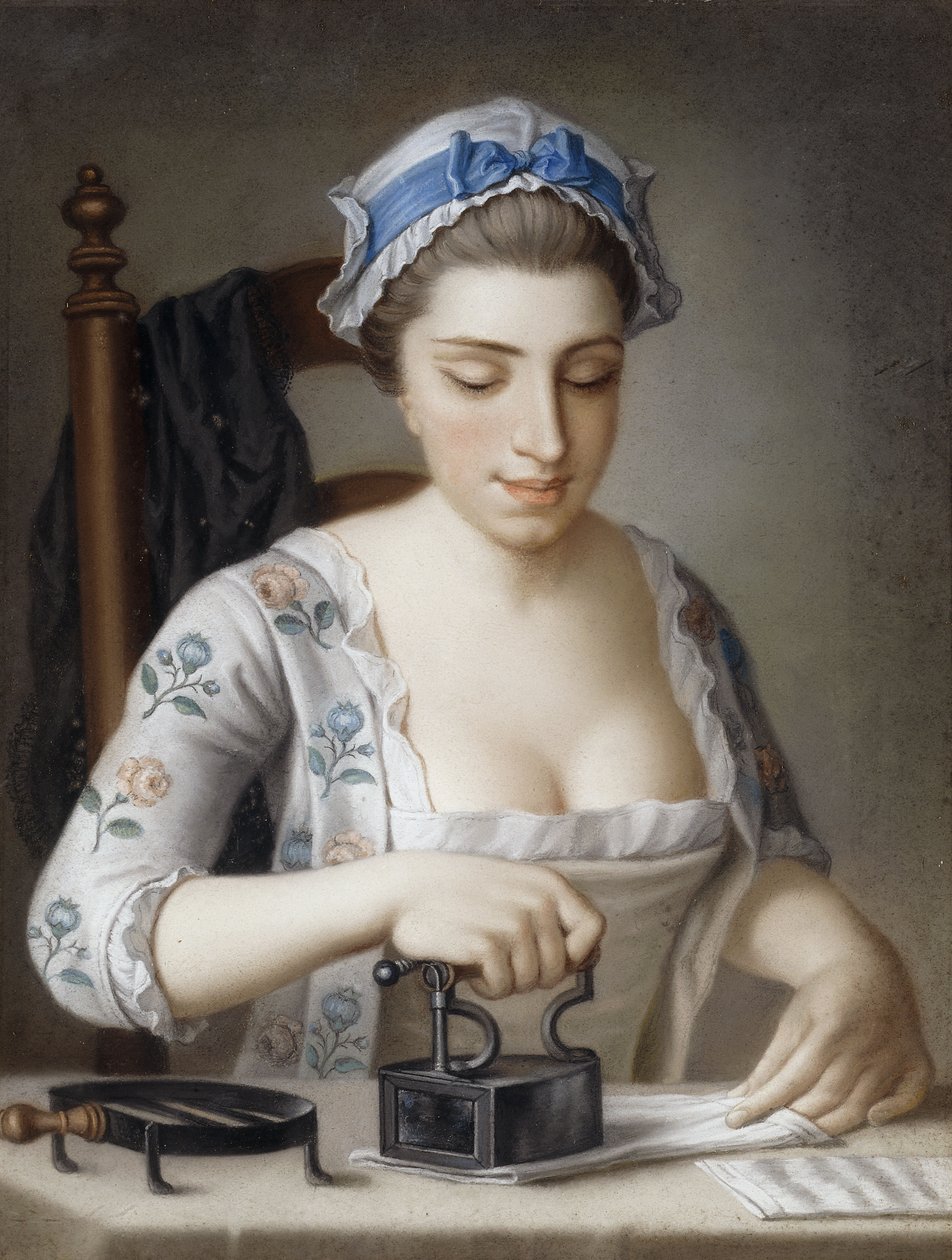 A Maid Ironing, de Henry Robert Morland