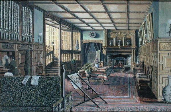 O Interior de Hall Place, Leigh, perto de Tonbridge de Henry Robert Robertson