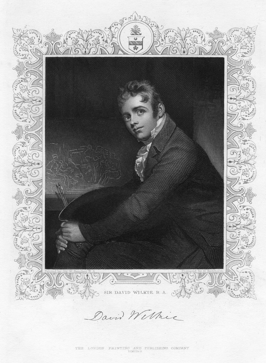 Sir David Wilkie 1785-1841, pintor escocês, século XIX. de Henry Robinson