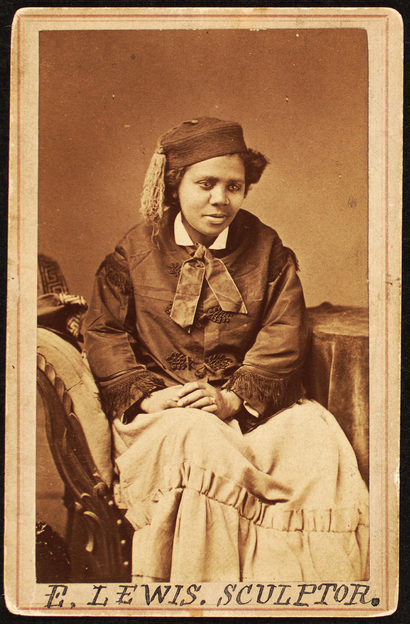 Cartão de Edmonia Lewis, c.1870 de Henry Rocher