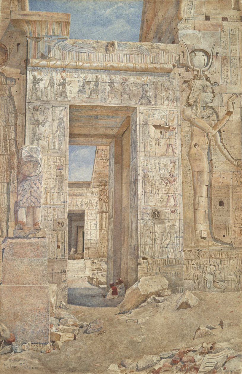 Templo na Ilha de Philae de Henry Roderick Newman
