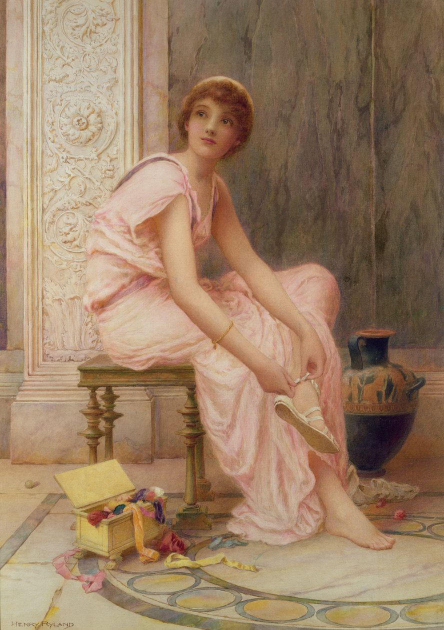 Amarrando Sandálias de Henry Ryland
