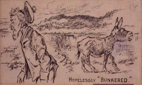 Hopelessly Bunkered, ilustração da revista 