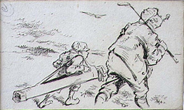 The Bumbling Golfer, ilustração da revista 