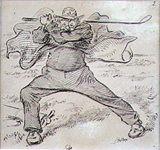 The Chaotic Golfer, ilustração da revista 