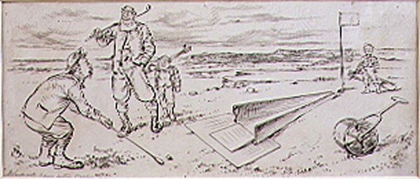 The Guided Golfer, ilustração da revista 