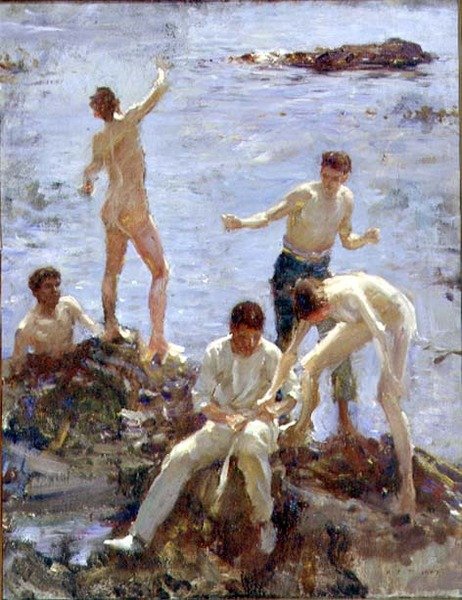 Banho de Banho para Rapazes de Henry Scott Tuke