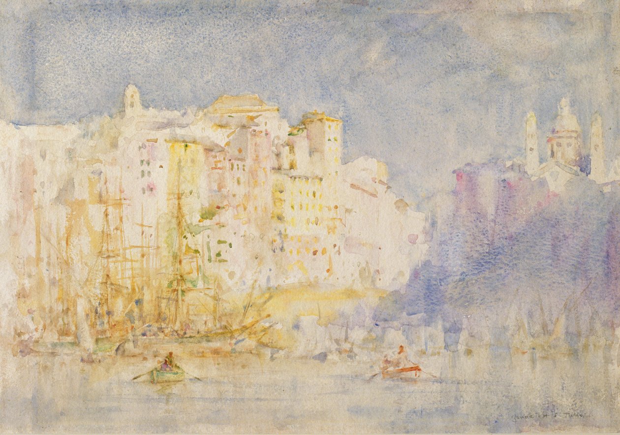 Gênova, 1912 (banheiro no papel) de Henry Scott Tuke