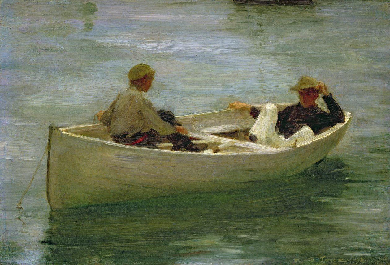 No Barco de Remo de Henry Scott Tuke