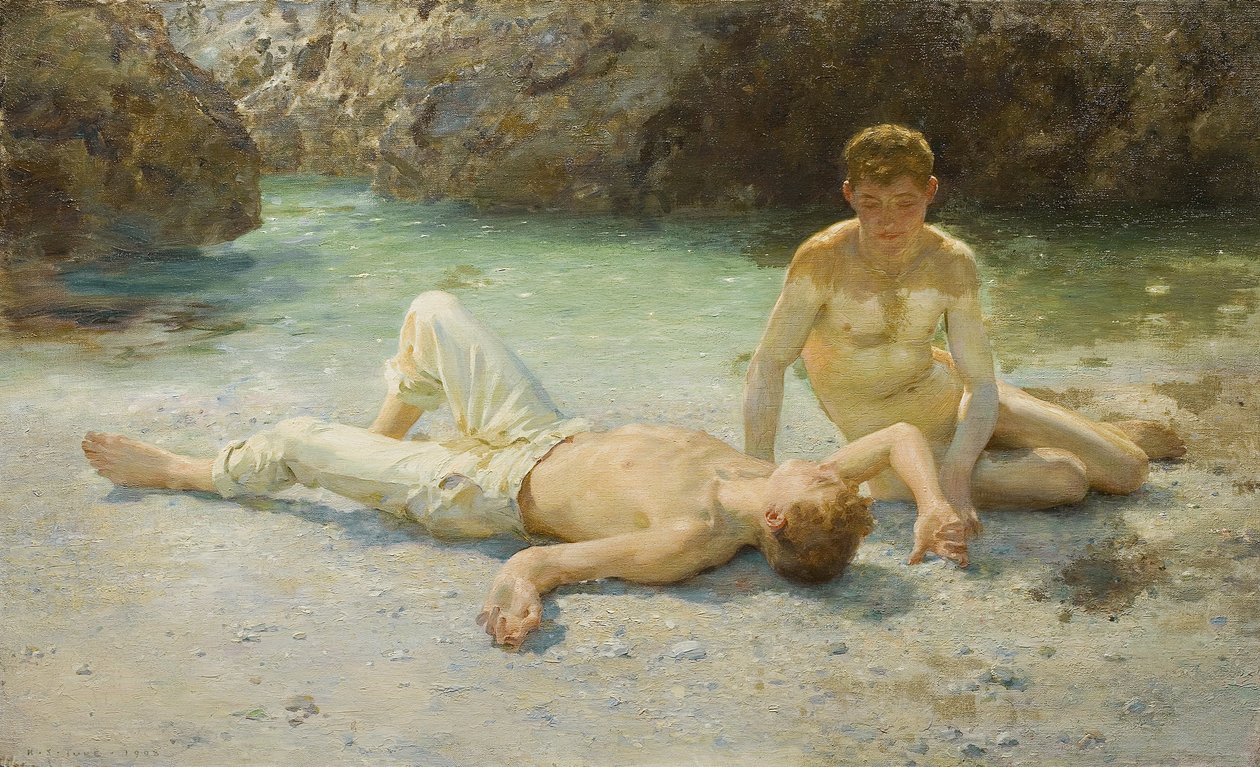 Calor ao meio-dia de Henry Scott Tuke