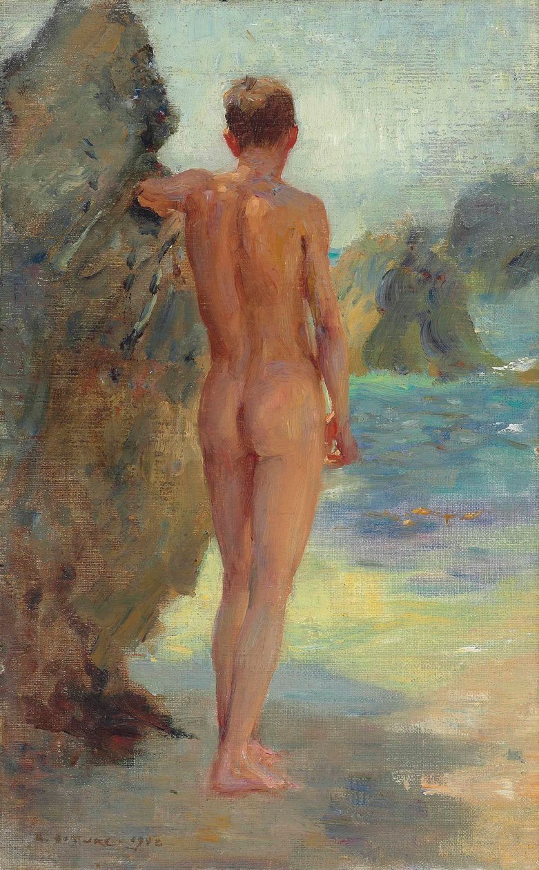 O banhista, 1912 de Henry Scott Tuke
