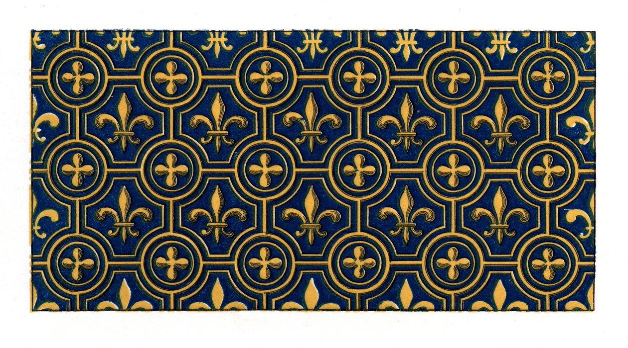 Ornamento de fraldas, século XIV, 1843. de Henry Shaw