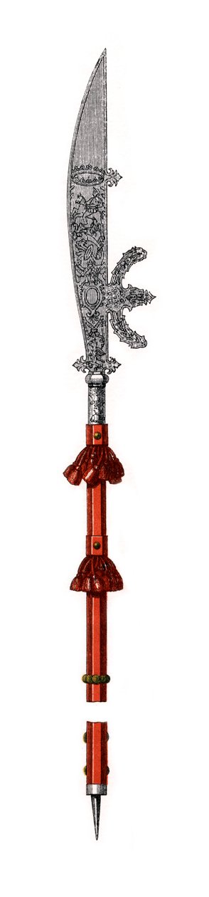 Glaive, meados do século XVI, 1843. de Henry Shaw