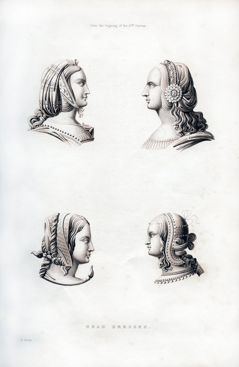 Cocares, início do século XVI, 1843. de Henry Shaw